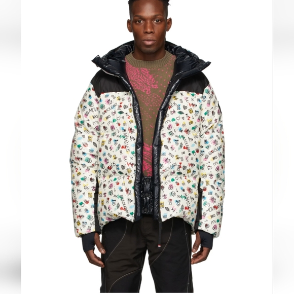Moncler Men's Mazod Short Down Jacket Snow White sz 5. - Picture 1 of 9